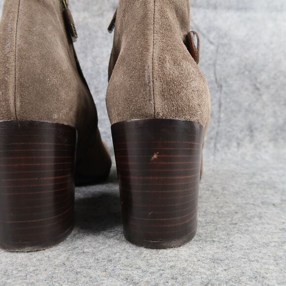 Alberto Fermani Shoes Womens 39 Booties Fashion Leather Cutout Open Toe Brown - Picture 6 of 16